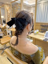 アロマ ヘアー ルーム 新宿3号店(AROMA hair room)&nbsp;シンプル編みおろし