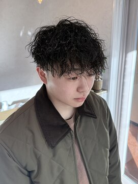 アレアル 広島並木通り店(ALEAR) ツイストスパイラルパーマ/縦落ちパーマ/メンズパーマ