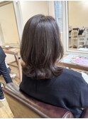 姫カットレイヤー/クラゲヘアー/くすみベージュ/大人かわいい