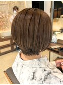 大人気ボブスタイル/ショコラブラウン/似合わせ