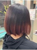 毛先カラー