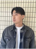 メンズビジネスショート就活ニュアンスパーマアップバング