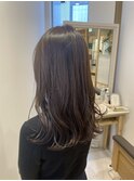 大人カジュアル　コテ巻き風パーマ
