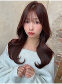 20代30代大人かわいいセミロングヘア★韓国ヘア