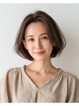 40代からの美容室「bifino Rilune」ヘアカタログ