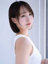 エインアンリー 明治神宮前(AIN.ANLY.) 5ミニボブ鎖骨ミディアムボブかきあげボブウルフボブパーマ小顔