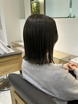 ルディー バイ ヘアーポケット(rudii by HAIR POCKET)&nbsp;切りっぱなしボブ×オリーブブラウン