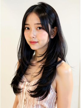 ブロウ ネックス ザ サロン 表参道(VLOW nex the salon) 暗髪/レイヤー/ロングレイヤー/韓国レイヤー