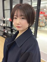 ジアン バイ ミルボン NU茶屋町+(GIEN by milbon) 大人カジュアルショート/似合わせカット/@田中