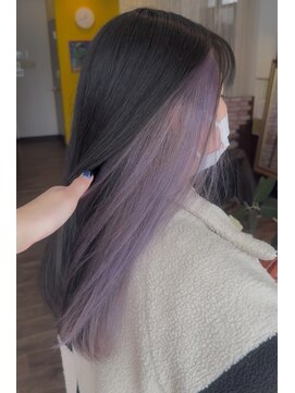 リン(Lin.) 色落ちも楽しめるラベンダーカラー