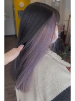 リン(Lin.) 色落ちも楽しめるラベンダーカラー