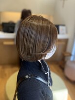 イデア 研究学園店(idea) ボブ×ウォームベージュ