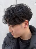 香川シャドウパーマメンズパーマセンターパート高松