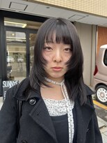 サニーズ(SUNNY'S by CONKS)&nbsp;ウルフカット/ミディアムレイヤー/顔まわりデザイン