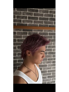 ローグ(Logue) スパイキーショート×ラベンダーピンク