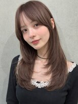 ナナローネス 渋谷(nana loness) 柔らかベージュ×顔まわりレイヤー