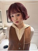 レイヤーボブパーマ/髪質改善カラー/髪質改善トリートメント