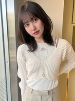 アクシス 栄店(`AXIS)&nbsp;馬渕ミルクティーブロンド/ダークブルー/デジタルパーマ/栄