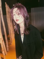 ギグスダブル 栄店(gigs double)&nbsp;ラベンダーカラー × ミディアムレイヤー