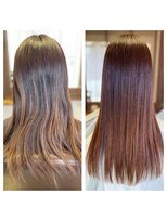 ヘアーズ はれるや(hair's)&nbsp;縮毛矯正ストレートロングレイヤー髪質改善トリートメント
