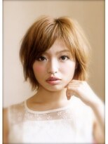 ロータス(Lotus)&nbsp;★03‐6434‐0383★ 　【LOTUS】 ヌーディーカラー耳かけボブ