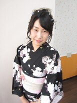 美容室イーナ(e na)&nbsp;上品華やか☆浴衣でお出かけ