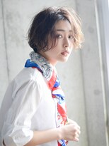 エムクランメイクス 原宿 表参道(m.clan MAKE'S)&nbsp;大人かわいい 小顔 センターパート[丸みショート/ミニマムボブ]