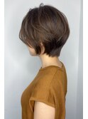 洗練された大人かわいい×楽にまとまるショートボブ