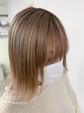 リシャルム 新保店(Re charme) ［Re Charme/近藤恭輔］ピラミンゴピンクインナーカラー