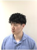 マッシュ×スパイラルパーマ