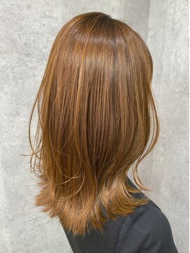 カームバイリコ 学芸大学(calm by liko) 美髪/大人かわいい/こなれミディ/サンドベージュ[学芸大学]