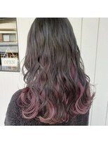 ヘア ケア ディエイチケー(HAIR CARE DHK) インナーカラー×パープルレッド