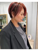 アンブレラカラー×ミニボブ