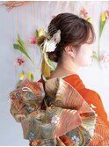 成人式×シニヨン