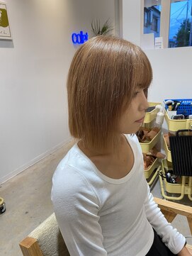 コレット 宇都宮(collet Gigi) 前髪/ピンクベージュ/インナーグレージュ/ベージュ