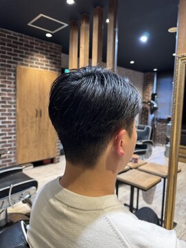 ロバーツヘアー 日野店 七三分けツーブロック
