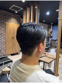 七三分けツーブロック