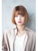 大人かわいい前髪セシルカットココアブラウンフリンジウェーブ