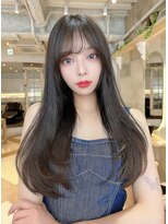 ロンドアリシア 金山(Lond Alexia)&nbsp;イヤリングカラー 縮毛矯正 韓国風 ダブルカラー 髪質改善_4327