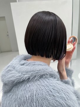 ハイブ 金沢(Hive) ぱつっとボブスタイル