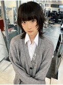 シャギーウルフレイヤーカット外ハネウルフショートウルフカット