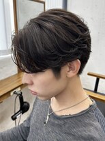 ローウェ バイ フィフス 立川メンズサロン(Louwe by fifth)&nbsp;立川フェザーパーマニュアンスパーマセンターパートウルフカット