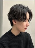 シャドウパーマメンズカットスパイラルパーマツイスパ波巻き