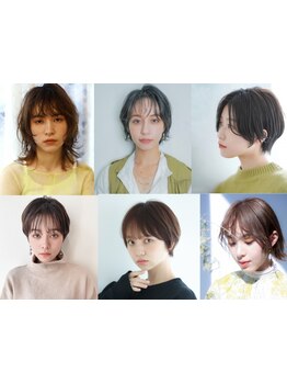 【カット+シャンプー\4400】中野TOPクラスの口コミ高評価★頭の形を美しくみせる小顔ショート<中野/中野駅>