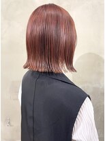 テーマ 下北沢(Thema) ボブ白髪染め白髪ぼかしブリーチなしダブルカラー下北沢