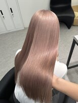 ペレ 渋谷(PELE)&nbsp;イメチェン/ホワイトブロンド/外ハネボブ/ワイドバング/渋谷