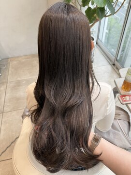 ザックラフィネ(ZACC raffine) オリーブベージュ/ワンカラー/レイヤーカット