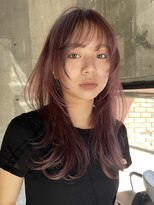 エイチ(H) xカット/イメチェン/ホワイトブロンド/外ハネボブ/美髪/