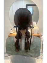 モト 船橋(moto)&nbsp;ロングヘア/韓国風パーマ/顔周りレイヤー/韓国/船橋/京成船橋