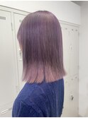 ブリーチ一回ラベンダーカラー